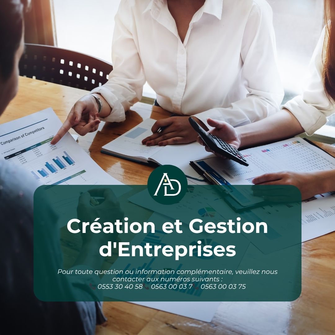 Création et Gestion d'Entreprises Création et Gestion d'Entreprises